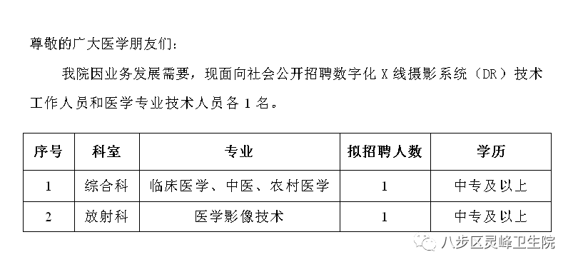【賀州招聘】賀州八步區(qū)招聘2人！中專(zhuān)可報(bào)！